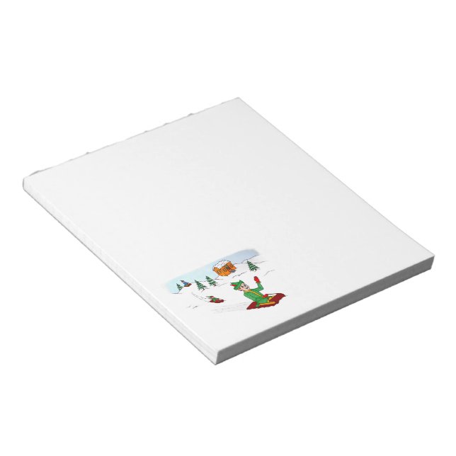 Scooter the Elf Notepad (Angled)