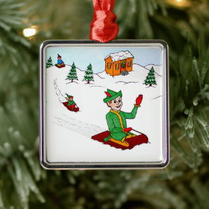 Scooter the Elf Ornament