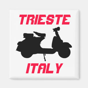 Scooter, Trieste, Italy Magnet
