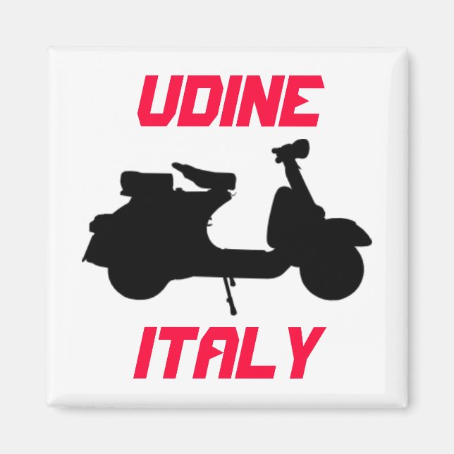 Scooter, Udine, Italy Magnet (Front)