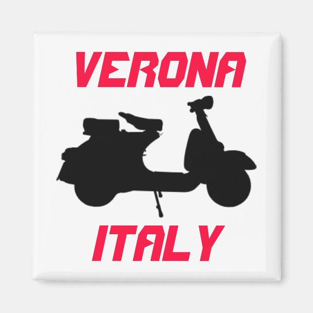 Scooter, Verona, Italy Magnet (Front)