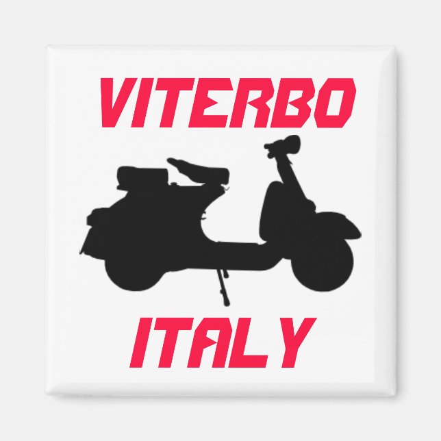 Scooter, Viterbo, Italy Magnet (Front)