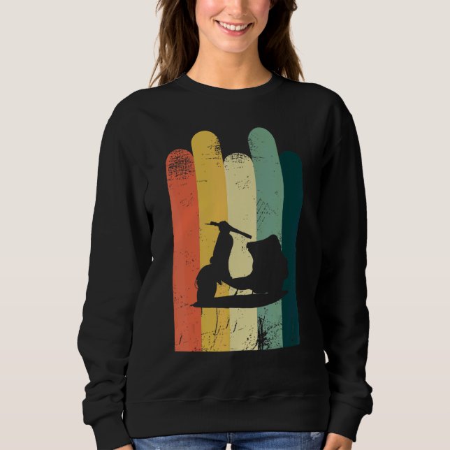 Scooter Wespa Vespa Driver Sweatshirt (Front)
