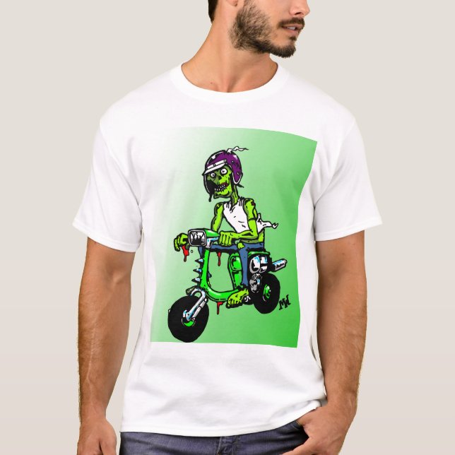 Scootering Zombie Tee (Front)