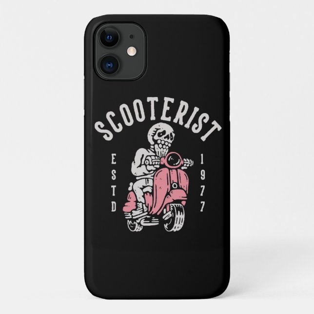 scooterist your tagline here Case-Mate iPhone case (Back)