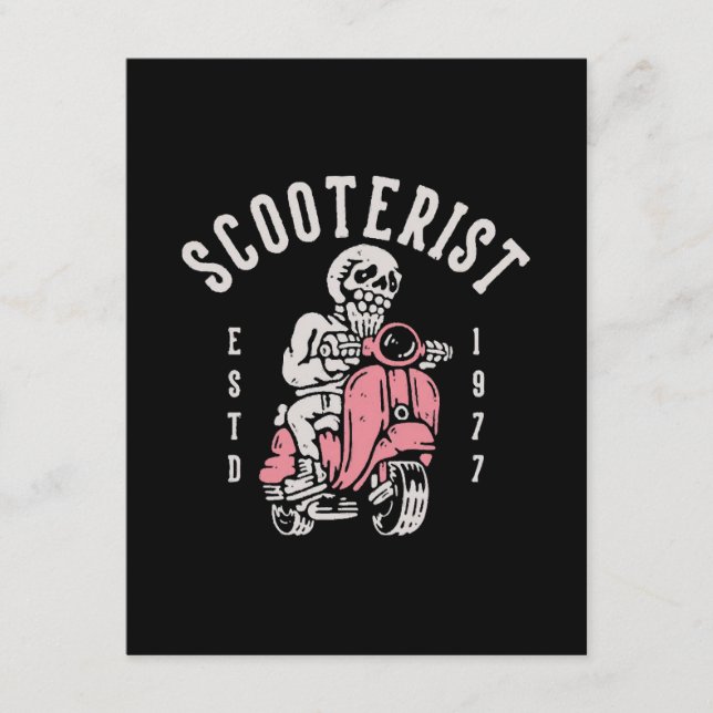 scooterist your tagline here enclosure card (Front)