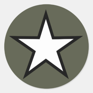 Scope Cap Sticker, Star Classic Round Sticker