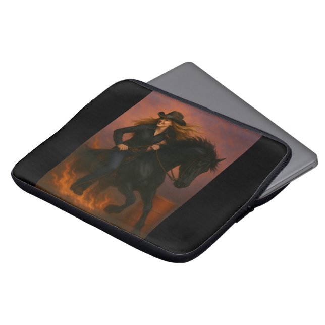 Scorching Fast Barrel Racing Team! Laptop Sleeve (Front Top)