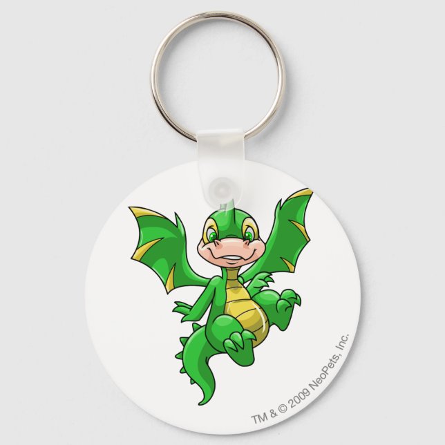 Scorchio Green Key Ring (Front)
