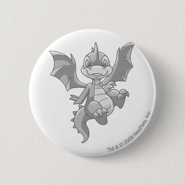 Scorchio Silver 6 Cm Round Badge (Front)