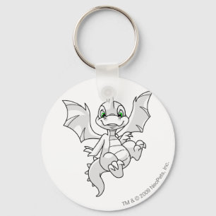 Scorchio White Key Ring