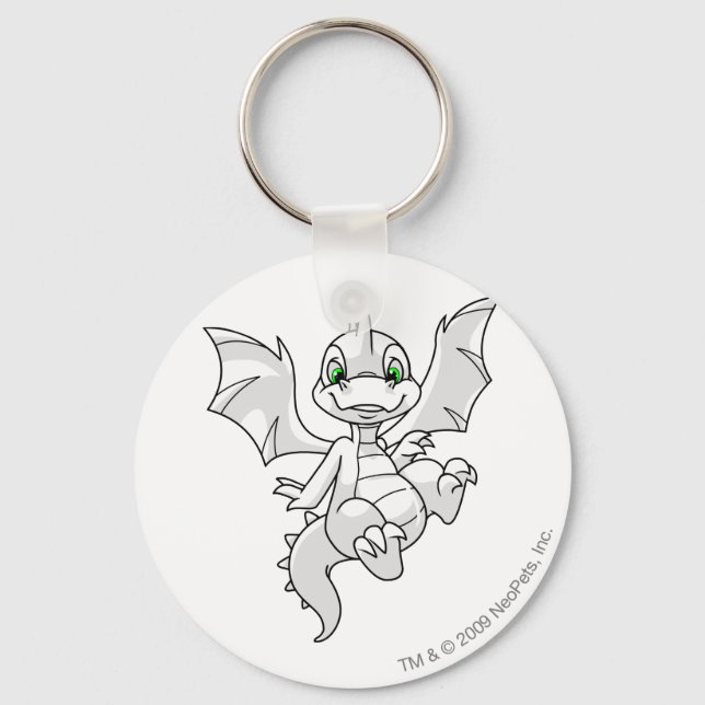 Scorchio White Key Ring (Front)