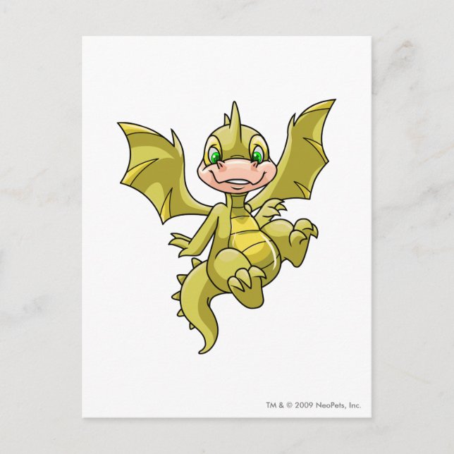 Scorchio Yellow Postcard (Front)