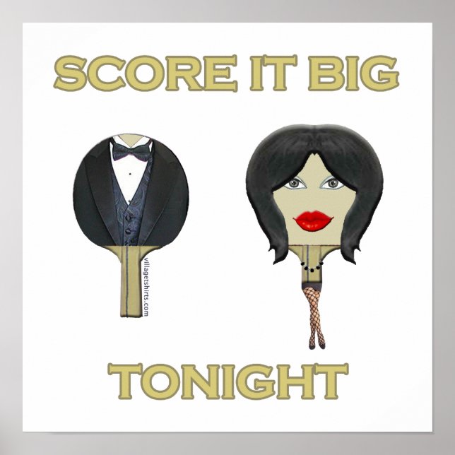 Score Big Ping Pong Poster (Front)