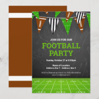 Score Big with Our Football Party Invitations!