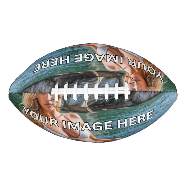 SCORE! 🏈 Custom Football – Add Image or Text (Front)