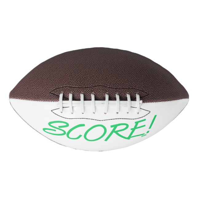 Score green and white football (Front)