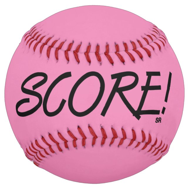 Score pink softball (Front)