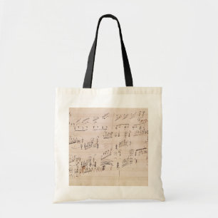 Score sheet of 'Moonlight Sonata' Tote Bag