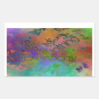 Score some trippy rectangular sticker