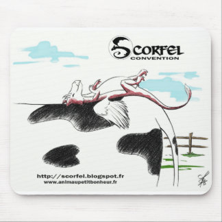 Scorfel Mouse Carpet on Cow Pad