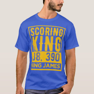 Scoring King King James Vintage Gold Text T-Shirt