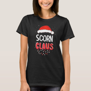 Scorn Santa Claus Christmas Matching Costume Premi T-Shirt