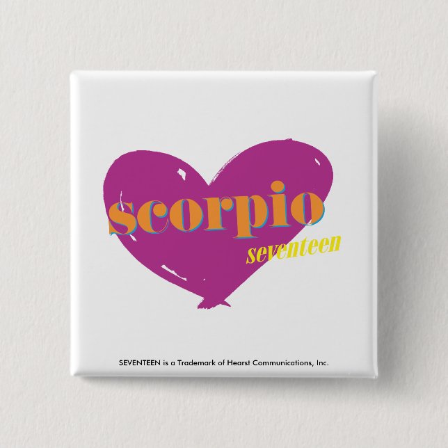 Scorpio 2 15 cm square badge (Front)