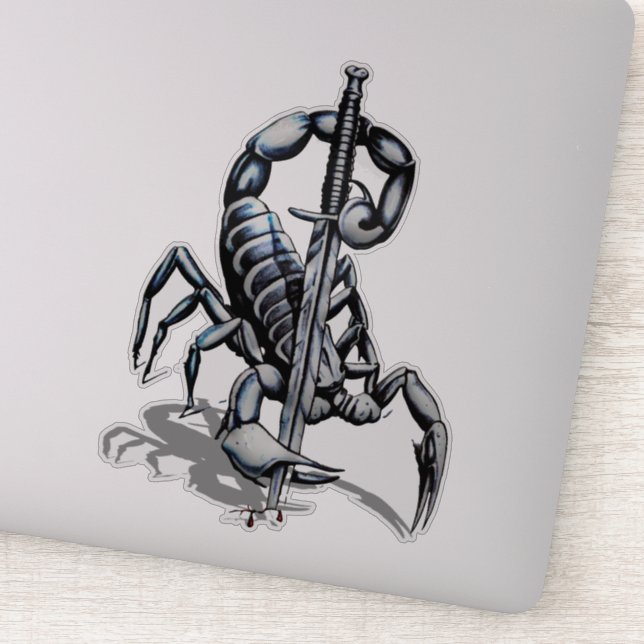 Scorpio 3d Sticker (Detail)