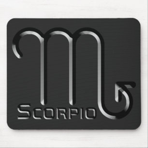 SCORPIO, Abstract Design of the Zodiac Sign,  Mouse Pad