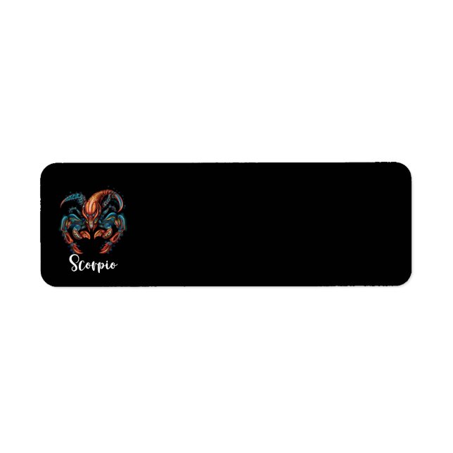 Scorpio Address Labels (Front)