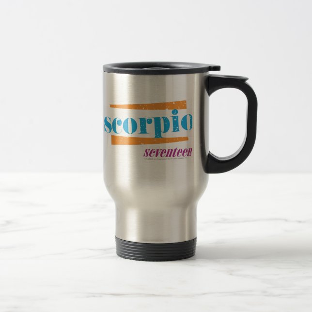 Scorpio Aqua Travel Mug (Right)