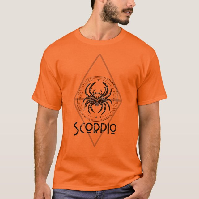 Scorpio Astrological Sign Personalised T-Shirt (Front)