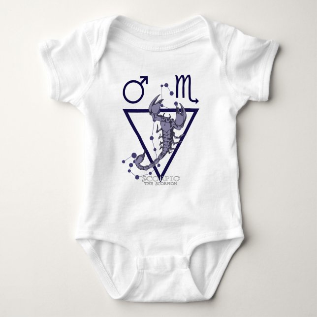 Scorpio Baby Bodysuit (Front)
