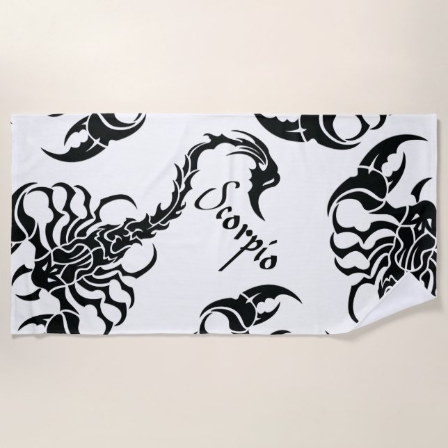 Scorpio Beach Towel (Front)