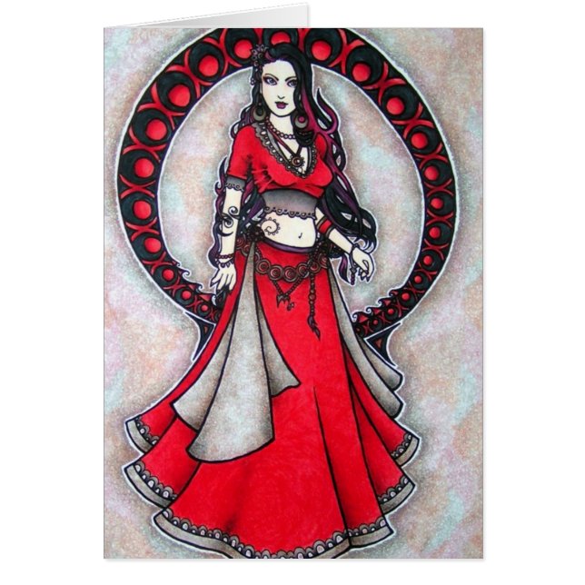 Scorpio Belly Dancer Gothic Moon (Front)