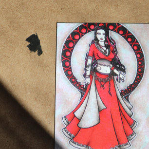 Scorpio Belly Dancer postcards