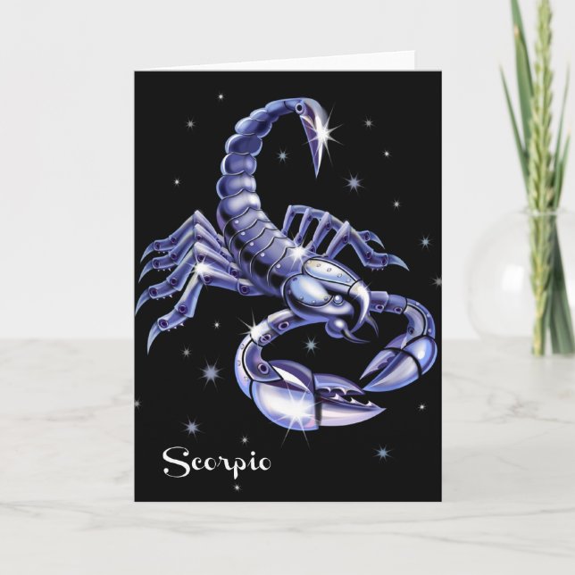 Scorpio Birthday Card (Front)