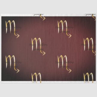 Scorpio Birthday Colour Wrap Tissue Paper