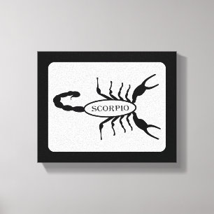 Scorpio Black Scorpion Star Sign