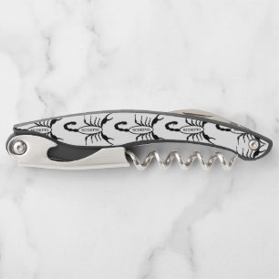 Scorpio Black Scorpion Star Sign Custom Name Corkscrew