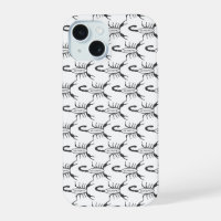 Scorpio Black Scorpion Star Sign Patterned