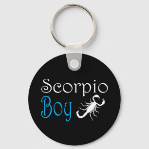 Scorpio boy key ring