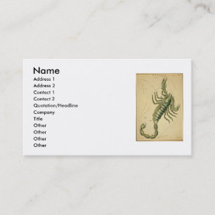 Scorpio Business Card