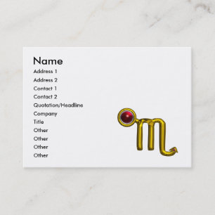 SCORPIO BUSINESS CARD