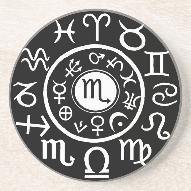 Scorpio Celestial Design Coaster (Front)