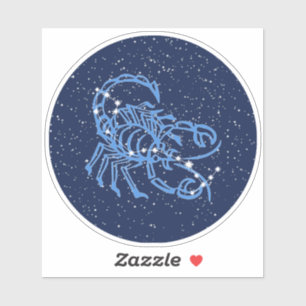 Scorpio Constellation and Zodiac Sign with Stars
