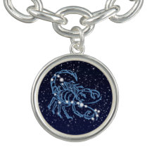 Scorpio Constellation and Zodiac Sign with Stars