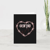 Scorpio Constellation Gothic Dark Edgy Birthday
