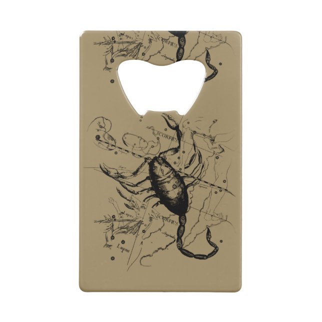 Scorpio Constellation Hevelius 1690 Decor (Back)